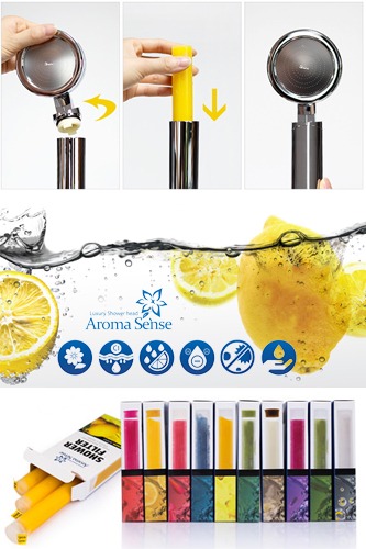 (정품) Aroma Sense 럭셔리 샤워기 (리필용) 비타민 / 패브릭 필터